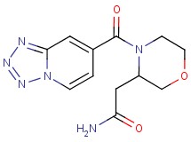 2-[4-(tetrazolo[1,5-a]pyridin-7-ylcarbonyl)-3-morpholinyl]acetamide