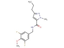 N-(3,5-difluoro-4-methoxybenzyl)-1-methyl-3-propyl-1H-pyrazole-5-carboxamide