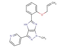 5-[2-(allyloxy)phenyl]-1-methyl-3-pyridin-3-yl-1,4-dihydroimidazo[4,5-c]pyrazole