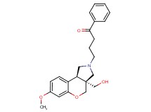 4-[(3aS*,9bS*)-3a-(hydroxymethyl)-7-methoxy-1,3a,4,9b-tetrahydrochromeno[3,4-c]pyrrol-2(3H)-yl]-1-phenylbutan-1-one