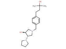 (3'S*,4'S*)-1'-[4-(3-hydroxy-3-methylbutyl)benzyl]-1,3'-bipyrrolidin-4'-ol