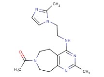 7-acetyl-2-methyl-N-[2-(2-methyl-1H-imidazol-1-yl)ethyl]-6,7,8,9-tetrahydro-5H-pyrimido[4,5-d]azepin-4-amine