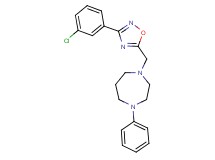1-{[3-(3-chlorophenyl)-1,2,4-oxadiazol-5-yl]methyl}-4-phenyl-1,4-diazepane