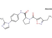 1-[(3-ethylisoxazol-5-yl)carbonyl]-N-[4-(2-methyl-1H-imidazol-1-yl)phenyl]-L-prolinamide