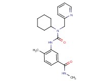 3-({[cyclohexyl(pyridin-2-ylmethyl)amino]carbonyl}amino)-N,4-dimethylbenzamide