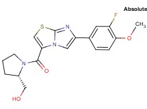 ((2S)-1-{[6-(3-fluoro-4-methoxyphenyl)imidazo[2,1-b][1,3]thiazol-3-yl]carbonyl}-2-pyrrolidinyl)methanol