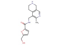 5-(hydroxymethyl)-N-[(3-methyl-5,6,7,8-tetrahydro-2,7-naphthyridin-4-yl)methyl]-2-furamide