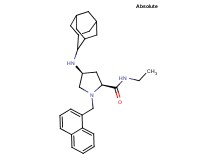 (4S)-4-(2-adamantylamino)-N-ethyl-1-(1-naphthylmethyl)-L-prolinamide