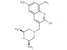 3-{[rel-(2R,6S)-2,6-dimethyl-4-morpholinyl]methyl}-6,8-dimethyl-2-quinolinol