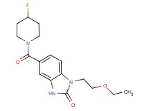1-(2-ethoxyethyl)-5-[(4-fluoropiperidin-1-yl)carbonyl]-1,3-dihydro-2H-benzimidazol-2-one