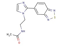 N-{2-[2-(2,1,3-benzothiadiazol-5-yl)-1H-imidazol-1-yl]ethyl}acetamide
