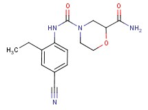 N~4~-(4-cyano-2-ethylphenyl)morpholine-2,4-dicarboxamide