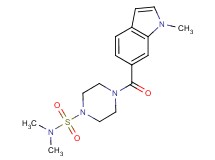 N,N-dimethyl-4-[(1-methyl-1H-indol-6-yl)carbonyl]-1-piperazinesulfonamide