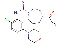 4-acetyl-N-(2-chloro-5-morpholin-4-ylphenyl)-1,4-diazepane-1-carboxamide