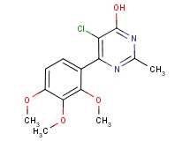 5-chloro-2-methyl-6-(2,3,4-trimethoxyphenyl)pyrimidin-4-ol