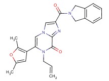 7-allyl-2-(1,3-dihydro-2H-isoindol-2-ylcarbonyl)-6-(2,5-dimethyl-3-furyl)imidazo[1,2-a]pyrazin-8(7H)-one