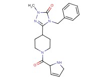 4-benzyl-5-[1-(2,5-dihydro-1H-pyrrol-2-ylcarbonyl)-4-piperidinyl]-2-methyl-2,4-dihydro-3H-1,2,4-triazol-3-one dihydrochloride