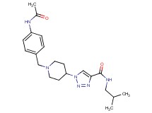 1-{1-[4-(acetylamino)benzyl]-4-piperidinyl}-N-isobutyl-1H-1,2,3-triazole-4-carboxamide