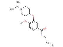 N-allyl-3-[(1-isopropyl-4-piperidinyl)oxy]-4-methoxybenzamide