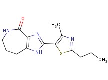 2-(4-methyl-2-propyl-1,3-thiazol-5-yl)-5,6,7,8-tetrahydroimidazo[4,5-c]azepin-4(1H)-one