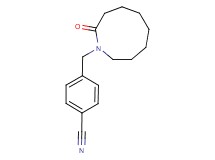4-[(2-oxoazonan-1-yl)methyl]benzonitrile