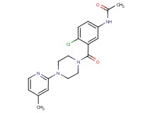 N-(4-chloro-3-{[4-(4-methylpyridin-2-yl)piperazin-1-yl]carbonyl}phenyl)acetamide