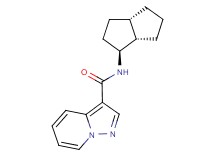 N-[(1S*,3aS*,6aS*)-octahydropentalen-1-yl]pyrazolo[1,5-a]pyridine-3-carboxamide