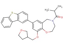 7-dibenzo[b,d]thien-2-yl-4-isobutyryl-9-(tetrahydro-3-furanylmethoxy)-2,3,4,5-tetrahydro-1,4-benzoxazepine
