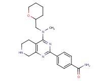 4-{4-[methyl(tetrahydro-2H-pyran-2-ylmethyl)amino]-5,6,7,8-tetrahydropyrido[3,4-d]pyrimidin-2-yl}benzamide