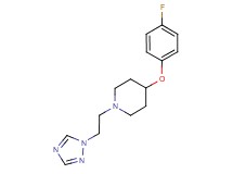 4-(4-fluorophenoxy)-1-[2-(1H-1,2,4-triazol-1-yl)ethyl]piperidine trifluoroacetate