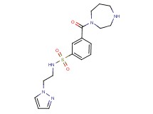 3-(1,4-diazepan-1-ylcarbonyl)-N-[2-(1H-pyrazol-1-yl)ethyl]benzenesulfonamide