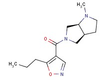 (3aS,6aS)-1-methyl-5-[(5-propylisoxazol-4-yl)carbonyl]octahydropyrrolo[3,4-b]pyrrole