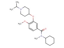 N-cyclohexyl-3-[(1-isopropyl-4-piperidinyl)oxy]-4-methoxy-N-methylbenzamide