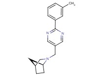(1S*,4S*)-2-{[2-(3-methylphenyl)pyrimidin-5-yl]methyl}-2-azabicyclo[2.2.1]heptane