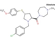 1-{(4R)-1-(4-chlorobenzyl)-4-[(4-methoxyphenyl)thio]-L-prolyl}-4-methyl-1,4-diazepane