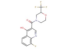 8-fluoro-3-{[2-(trifluoromethyl)-4-morpholinyl]carbonyl}-4-quinolinol