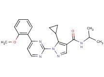 5-cyclopropyl-N-isopropyl-1-[4-(2-methoxyphenyl)-2-pyrimidinyl]-1H-pyrazole-4-carboxamide
