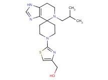 [2-(5-isobutyl-1,5,6,7-tetrahydro-1'H-spiro[imidazo[4,5-c]pyridine-4,4'-piperidin]-1'-yl)-1,3-thiazol-4-yl]methanol