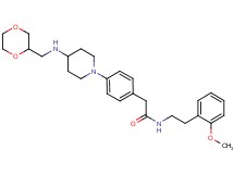 2-(4-{4-[(1,4-dioxan-2-ylmethyl)amino]-1-piperidinyl}phenyl)-N-[2-(2-methoxyphenyl)ethyl]acetamide