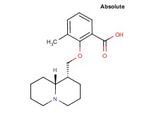 3-methyl-2-[(1R,9aR)-octahydro-2H-quinolizin-1-ylmethoxy]benzoic acid
