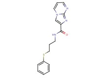 N-[3-(phenylthio)propyl]imidazo[1,2-a]pyrimidine-2-carboxamide