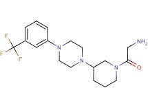 [2-oxo-2-(3-{4-[3-(trifluoromethyl)phenyl]-1-piperazinyl}-1-piperidinyl)ethyl]amine dihydrochloride