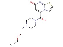 5-{[4-(2-ethoxyethyl)piperazin-1-yl]carbonyl}-7H-[1,3]thiazolo[3,2-a]pyrimidin-7-one