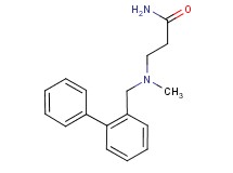 3-[(biphenyl-2-ylmethyl)(methyl)amino]propanamide