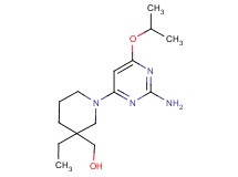 [1-(2-amino-6-isopropoxypyrimidin-4-yl)-3-ethylpiperidin-3-yl]methanol