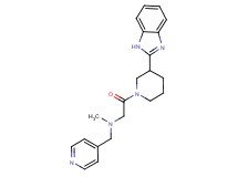 2-[3-(1H-benzimidazol-2-yl)-1-piperidinyl]-N-methyl-2-oxo-N-(4-pyridinylmethyl)ethanamine