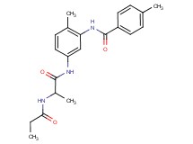 4-methyl-N-(2-methyl-5-{[2-(propionylamino)propanoyl]amino}phenyl)benzamide