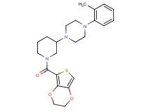 1-[1-(2,3-dihydrothieno[3,4-b][1,4]dioxin-5-ylcarbonyl)-3-piperidinyl]-4-(2-methylphenyl)piperazine