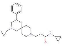 N-cyclopropyl-3-(2-cyclopropyl-4-phenyl-2,9-diazaspiro[5.5]undec-9-yl)propanamide