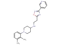 1-(2,3-dimethylphenyl)-N-[2-(3-pyridin-3-yl-1,2,4-oxadiazol-5-yl)ethyl]piperidin-4-amine
